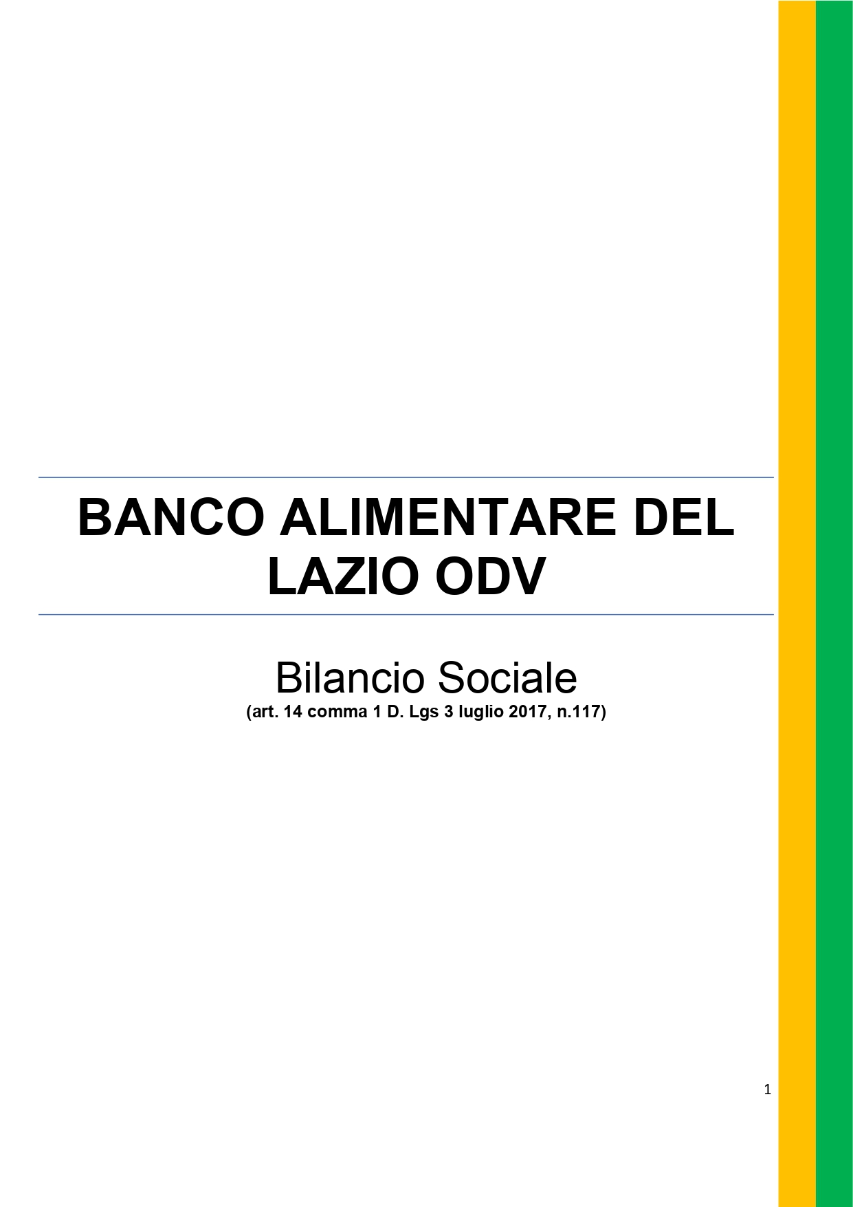 Bilancio Sociale 2022