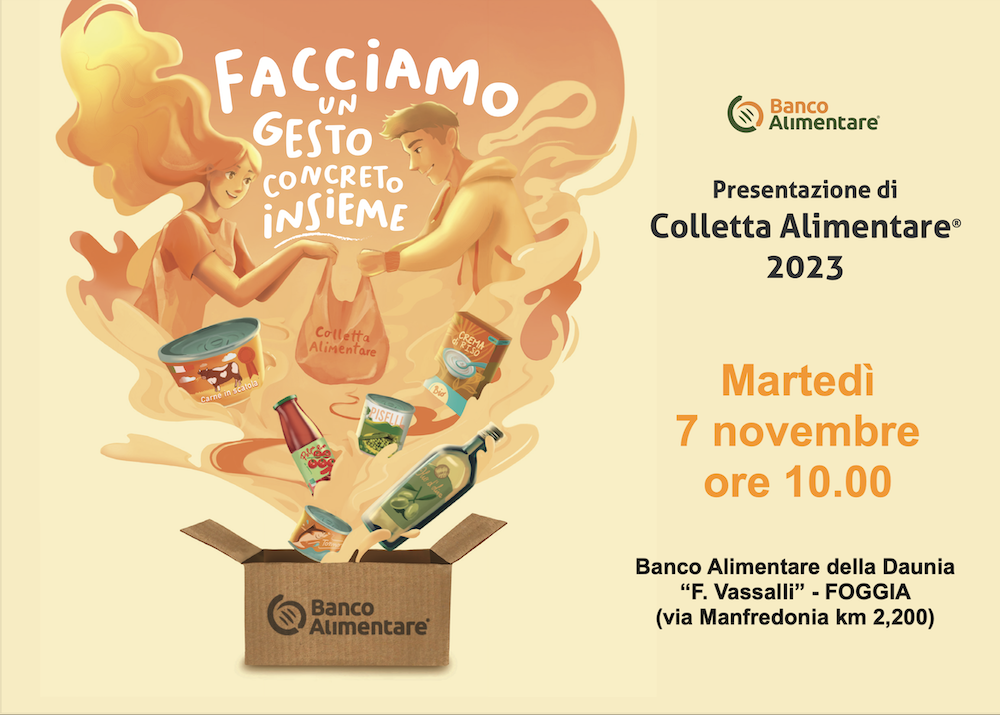 CONFERENZA STAMPA DI PRESENTAZIONE DELLA 27° GIORNATA NAZIONALE DELLA COLLETTA ALIMENTARE